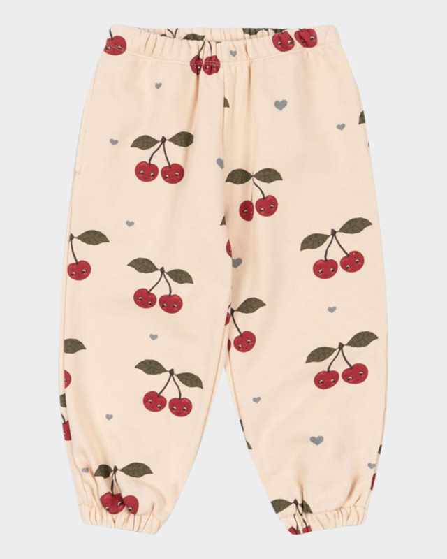 Girl's Logo Embroidered Sweat Pants, Size 9M-10